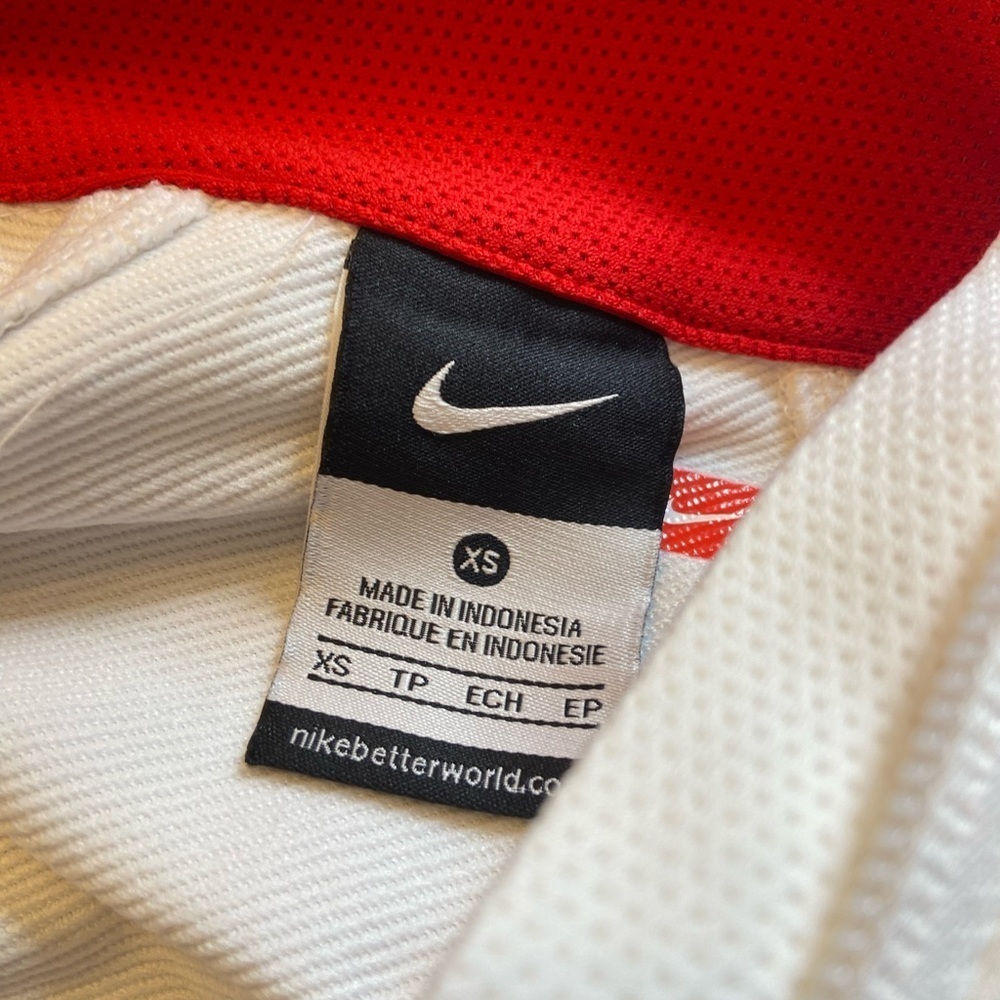 Vintage Nike Team USA White Full Zip Athletic Track Jacket Size XS Great!! - Picture 7 of 7